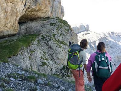 Randonnée de l'autre côté de la brèche de Roland