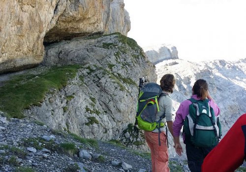 Randonnée de l'autre côté de la brèche de Roland